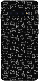 Чохол на Samsung Galaxy S10+ Black Cats фото 1 з 1