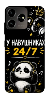 Чехол на ZTE Blade V50 Design 4G У навушниках 24/7 фото 1 из 1