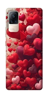 Чохол на Xiaomi Civi 6 Many hearts фото 1 з 1
