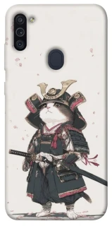Чохол на Samsung Galaxy M11 Samurai Cat Warrior фото 1 з 1