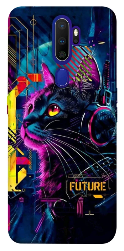 Чохол на Oppo A5 (2020) / Oppo A9 (2020) Cyber Cat v2 фото 1 з 1
