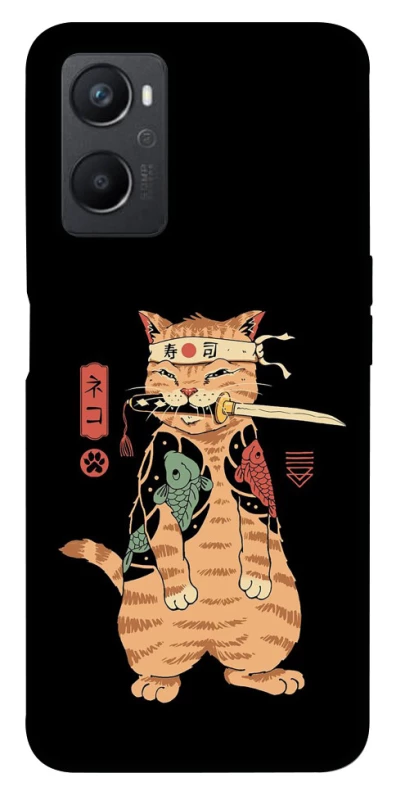 Чохол на Oppo A96 Кіт-самурай фото 1 з 1