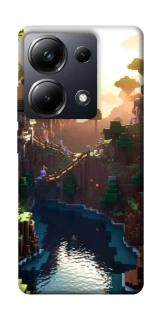 Чохол на Xiaomi Poco M6 Pro 4G Minecraft sunset фото 1 з 1