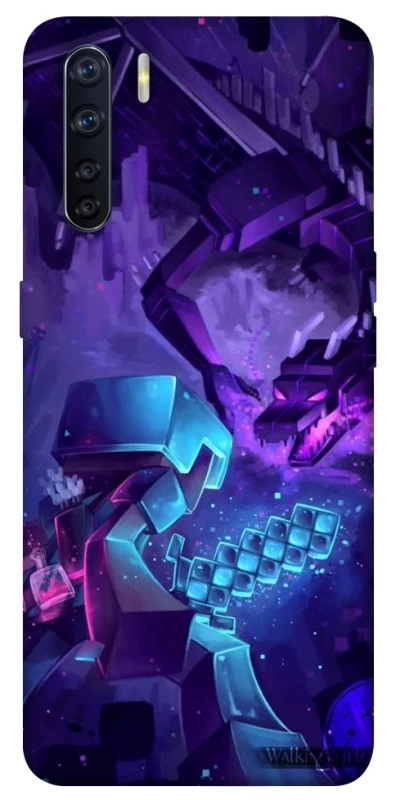 Чохол на Oppo A91 Minecraft dragon фото 1 з 1