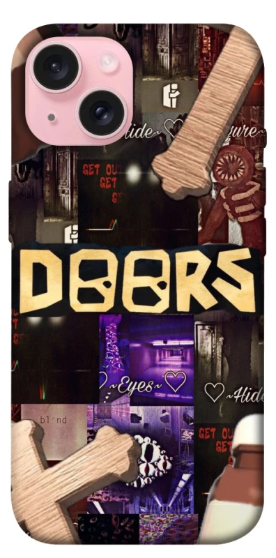 Чехол на Apple iPhone 15 (6.1") Roblox doors dark mode фото 1 из 1