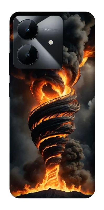 Чехол на Realme Note 60x Огненный торнадо фото 1 из 1