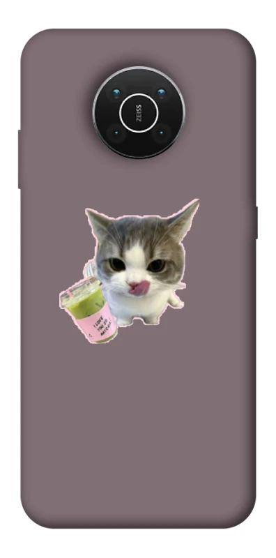 Чохол на Nokia X10 / X20 cat matcha фото 1 з 1