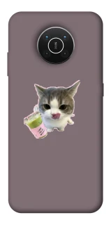 Чохол на Nokia X10 / X20 cat matcha фото 1 з 1