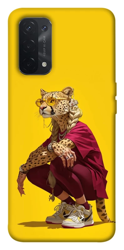 Чохол на Oppo A54 5G / A74 5G Ягуар фото 1 з 1