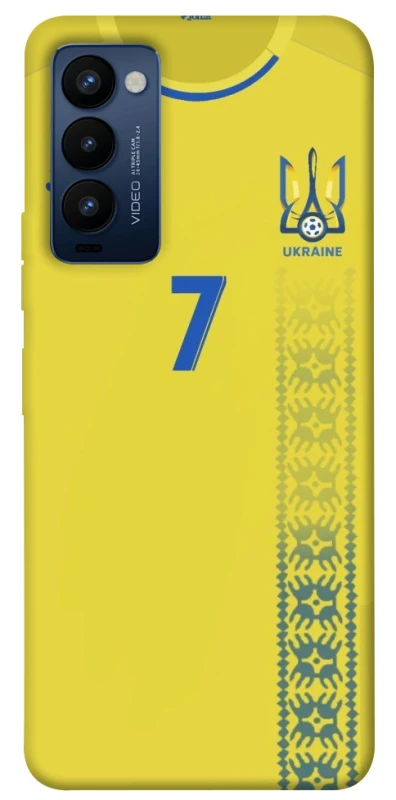 Чехол на TECNO Camon 18 UA-Football ver.3 фото 1 из 1