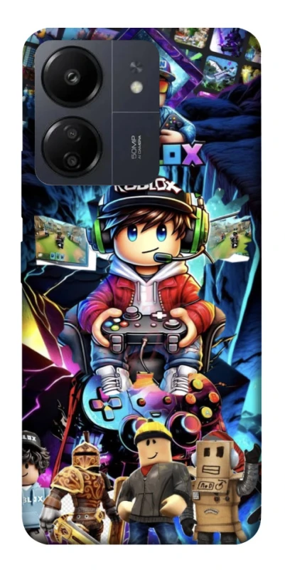 Чехол на Xiaomi Poco C65 Roblox collage ver.4 фото 1 из 1