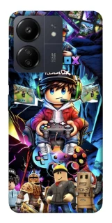 Чехол на Xiaomi Poco C65 Roblox collage ver.4 фото 1 из 1