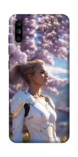 Чехол на ZTE Blade A7s (2019) Cyber space girl ver.1 фото 1 из 1
