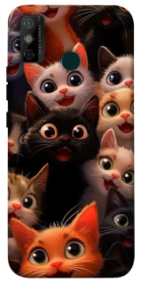 Чохол на TECNO Spark 6 Go happy cats фото 1 з 1