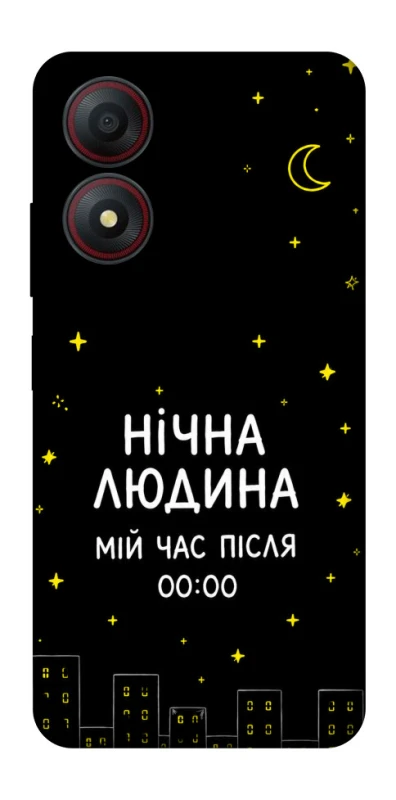 Чехол на ZTE Blade A34 4G Нічна людина фото 1 из 1