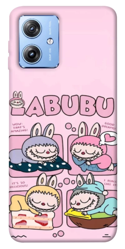 Чохол на Motorola Moto G84 Labubu Dreams Collage фото 1 з 1