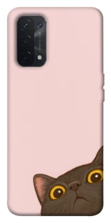 Чехол на Oppo A54 5G / A74 5G Peeping cat фото 1 Чехол на Oppo A54 5G / A74 5G Peeping cat фото 1 из 1