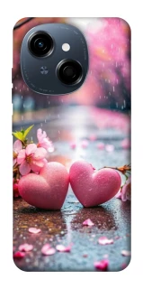 Чохол на TECNO Spark Go 1 Pink heart фото 1 з 1
