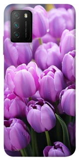 Чохол на Xiaomi Poco M3 Фіолетові тюльпани фото 1 з 1