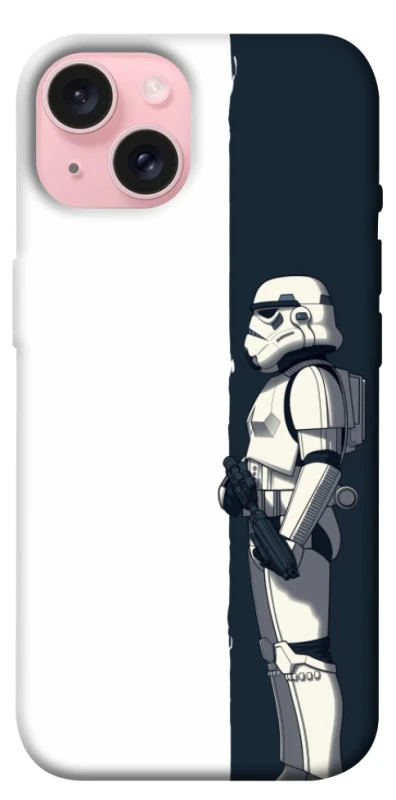 Чехол на Apple iPhone 15 (6.1") Star Wars stormtrooper фото 1 из 1