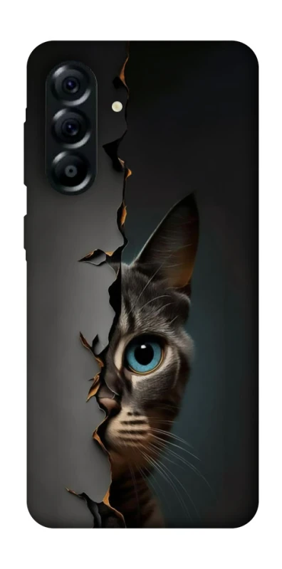 Чохол на Samsung Galaxy A57 5G Кіт-підглядач v2 фото 1 з 1