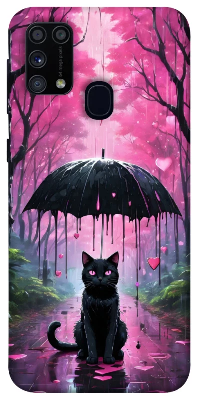 Чохол на Samsung Galaxy M31 Black cat фото 1 з 1