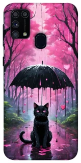 Чохол на Samsung Galaxy M31 Black cat фото 1 з 1