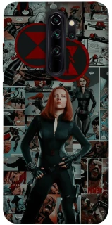 Чохол на Xiaomi Redmi Note 8 Pro Black Widow фото 1 з 1