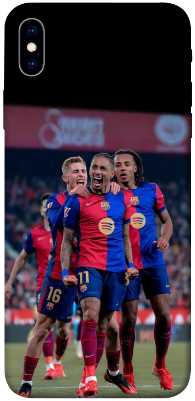 Чохол на Apple iPhone XS Max (6.5") FC Barcelona team фото 1 з 1