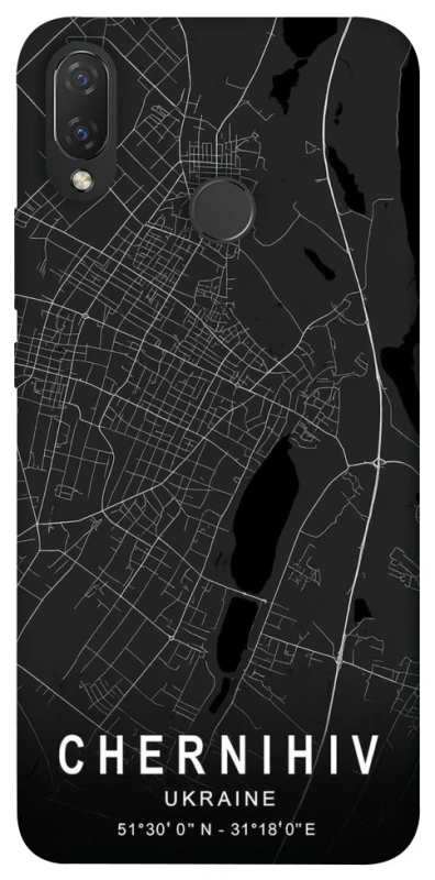Чохол на Huawei P Smart+ (nova 3i) Chernihiv map фото 1 з 1