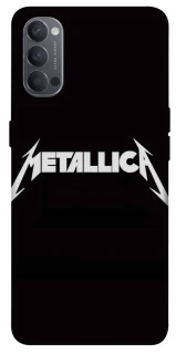 Чехол на Oppo Reno 4 Metallica logo фото 1 из 1
