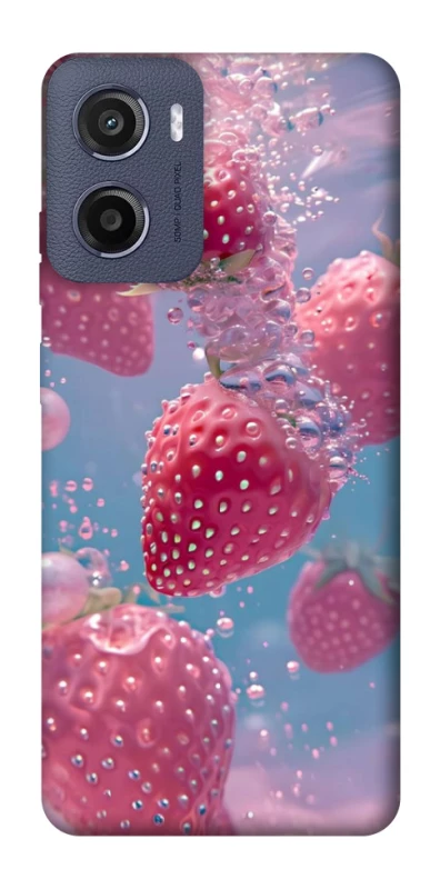 Чохол на Motorola Moto G05 Полуниця в воді фото 1 з 1