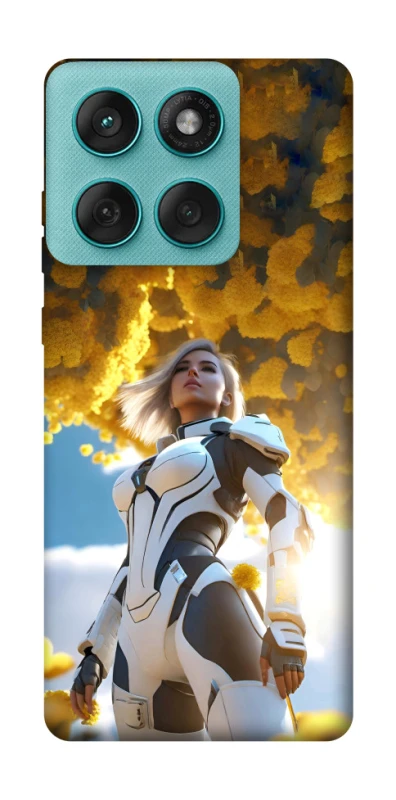 Чохол на Motorola Edge 60 Fusion Cyber space girl ver.3 фото 1 з 1