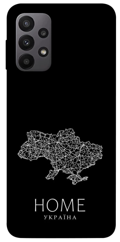 Чохол на Samsung Galaxy A23 4G Ukraine black map фото 1 з 1