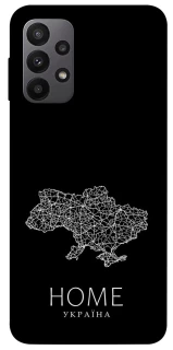 Чохол на Samsung Galaxy A23 4G Ukraine black map фото 1 з 1