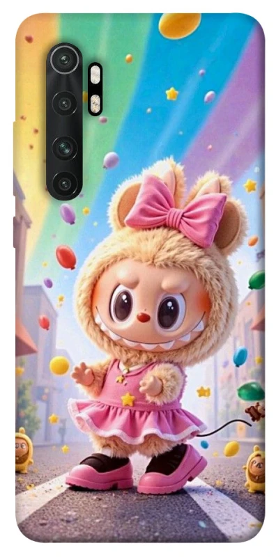 Чехол на Xiaomi Mi Note 10 Lite Labubu rainbow фото 1 из 1