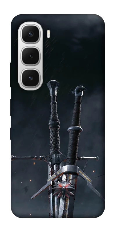 Чохол на Infinix Hot 60i Мечі Ведьмака фото 1 з 1