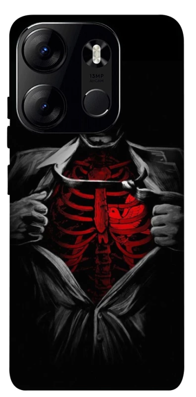 Чехол на Tecno Spark Go 2023 Skeleton Heart фото 1 из 1