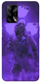 Чехол на Oppo A74 4G Радиация v6 фото 1 из 1