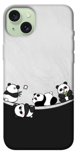 Чохол на Apple iPhone 15 Plus (6.7") Four pandas фото 1 з 1