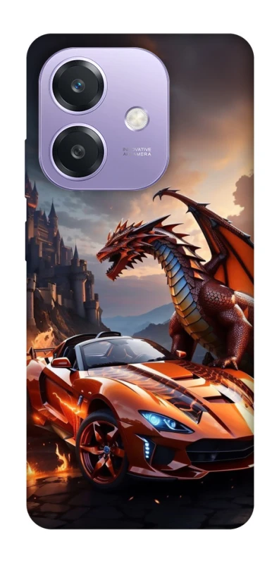 Чохол на Oppo A3X Сar and dragon фото 1 з 1