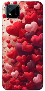 Чехол на Realme C11 (2021) Many hearts фото 1 из 1