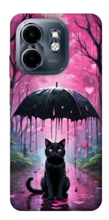 Чехол на Infinix Smart 9 4G / Hot 50i Black cat фото 1 из 1