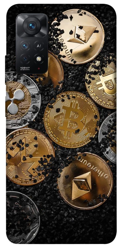 Чехол на Xiaomi Redmi Note 11 Pro 4G/5G Many coins v2 фото 1 из 1