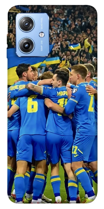 Чехол на Motorola Moto G84 Сборная Украины v3 фото 1 из 1