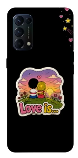 Чехол на Oppo Reno 5 4G Love is ver.5 фото 1 из 1