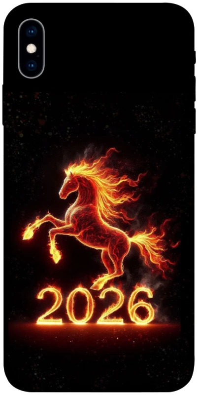 Чохол на Apple iPhone X (5.8") Red Fire Horse ver.1 фото 1 з 1