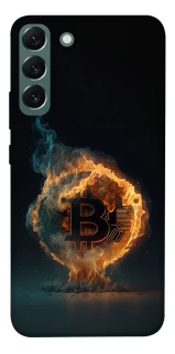 Чохол на Samsung Galaxy S22+ Fire Bitcoin фото 1 з 1