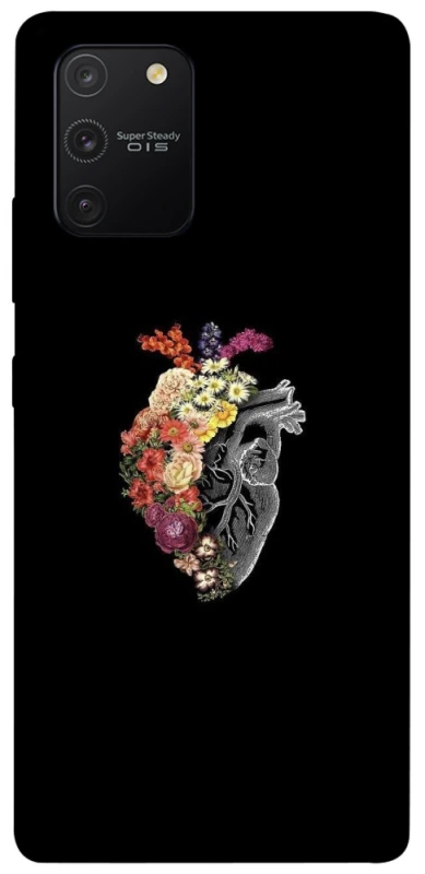 Чохол на Samsung Galaxy S10 Lite Heart with flowers фото 1 з 1