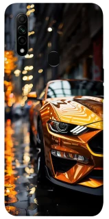 Чохол на Oppo A31 Golden sports car фото 1 з 1